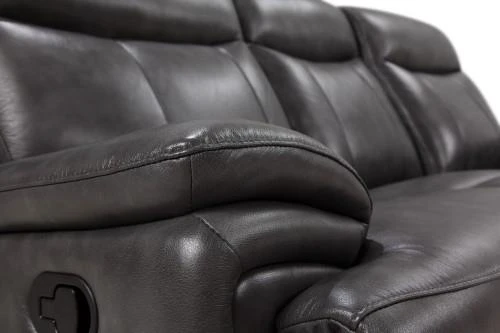 Leather Reclining Motion Sofa Loveseat Chair